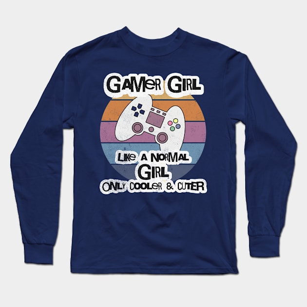 Gamer Girl Long Sleeve T-Shirt by MonkeyLogick